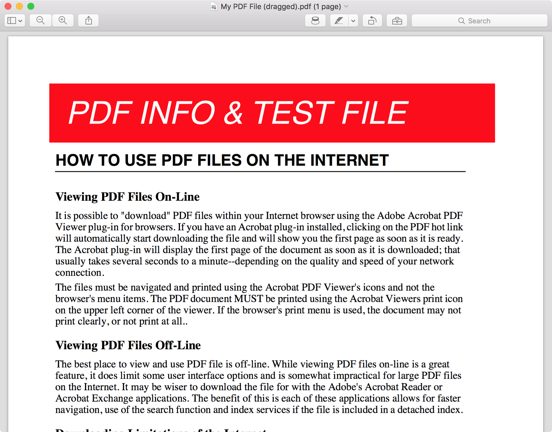 how to search in a document pdf
